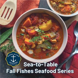 Fall cover of the Sea-To-Table Cookbook