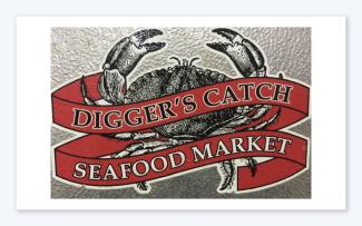 Logo for Digger's Catch Seafood Market