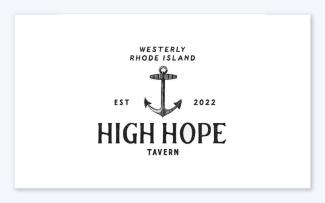 Logo for High Hope Tavern in Westerly