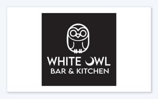 Logo for White Owl Bar and Kitchen