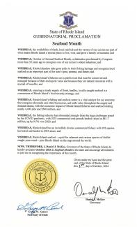 signed proclamation