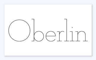 Logo for Oberlin